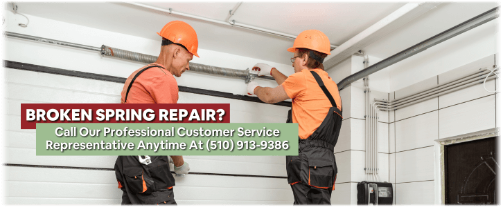 Broken Garage Door Spring Richmond CA